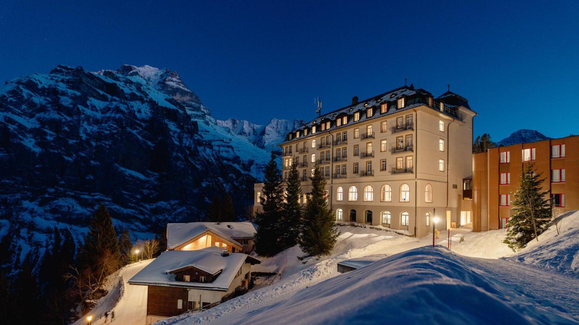 Hotel Muerren Palace Exterior foto