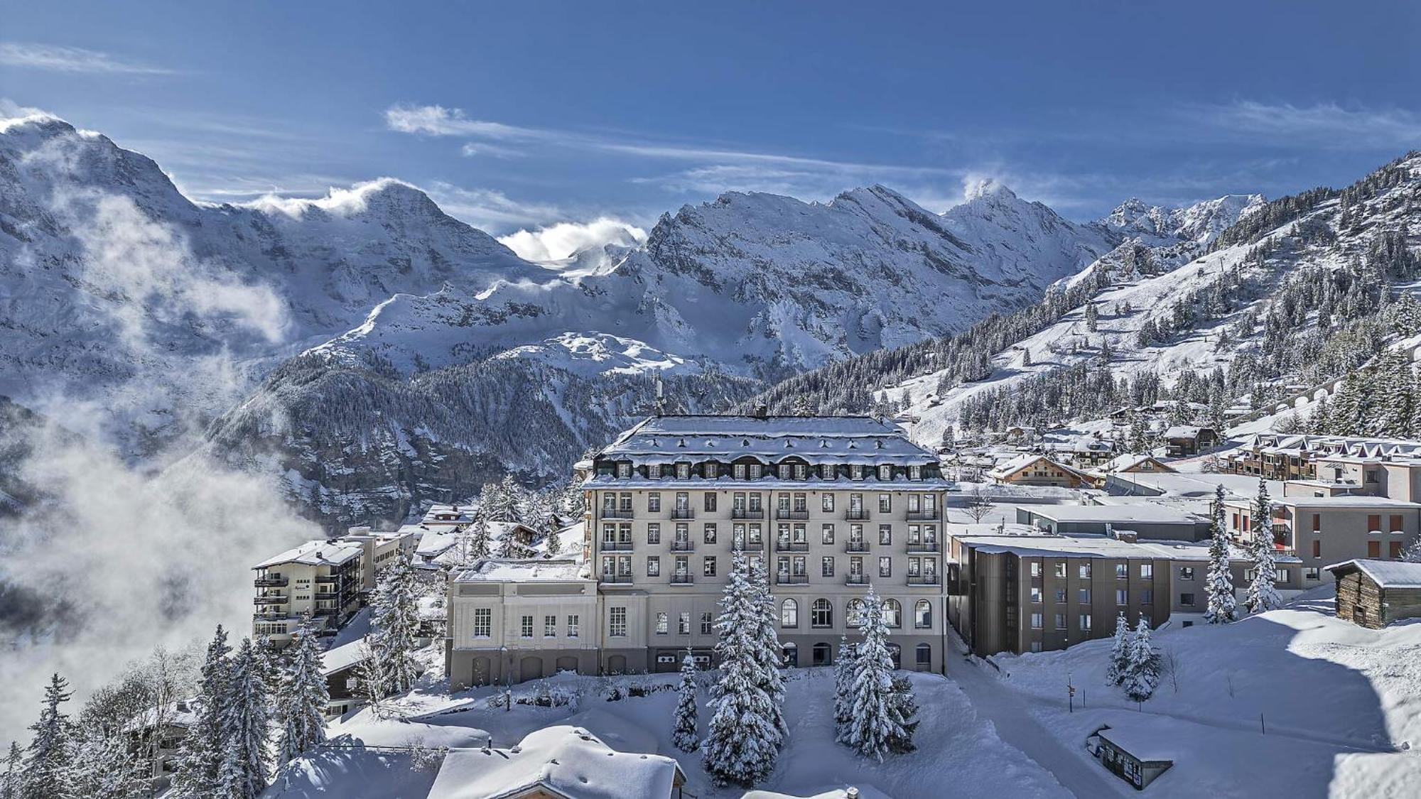 Hotel Muerren Palace Exterior foto